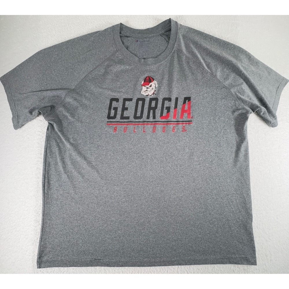 Georgia Bulldogs Champion T-Shirt Mens XL Gray NCAA UGA‎